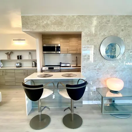 Panoramic Luxurious Waterfront One Bedroom Apartment With Miami Skyline View Free Parking 5Min Drive To Miami Beach Extérieur photo